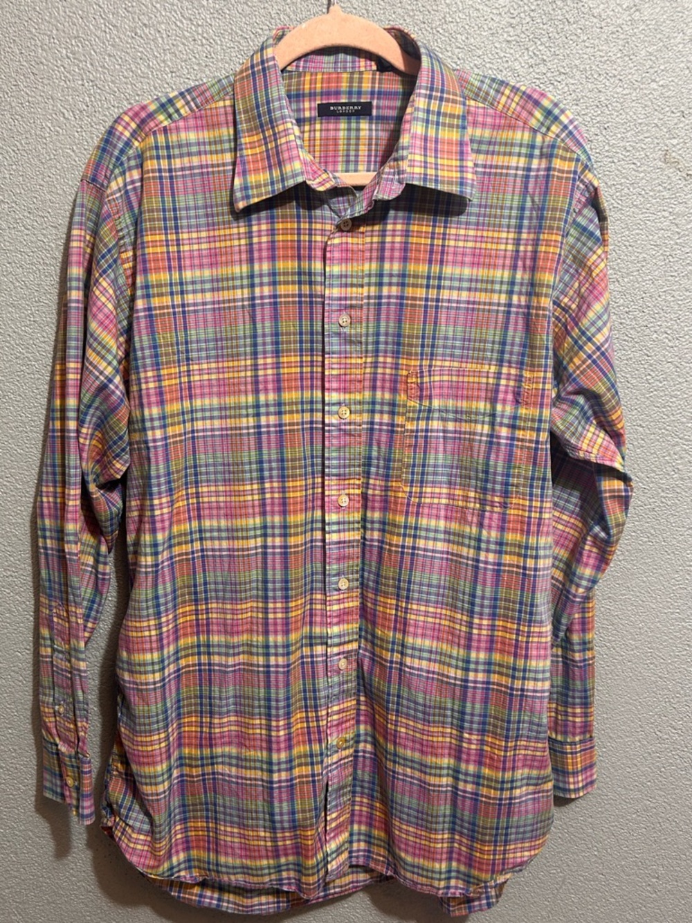 Burberry London button down size large